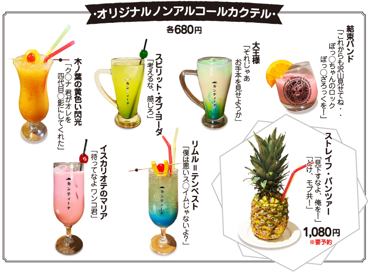 ノンアルコールオリジナルカクテル