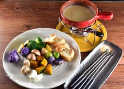 チーズフォンデュ